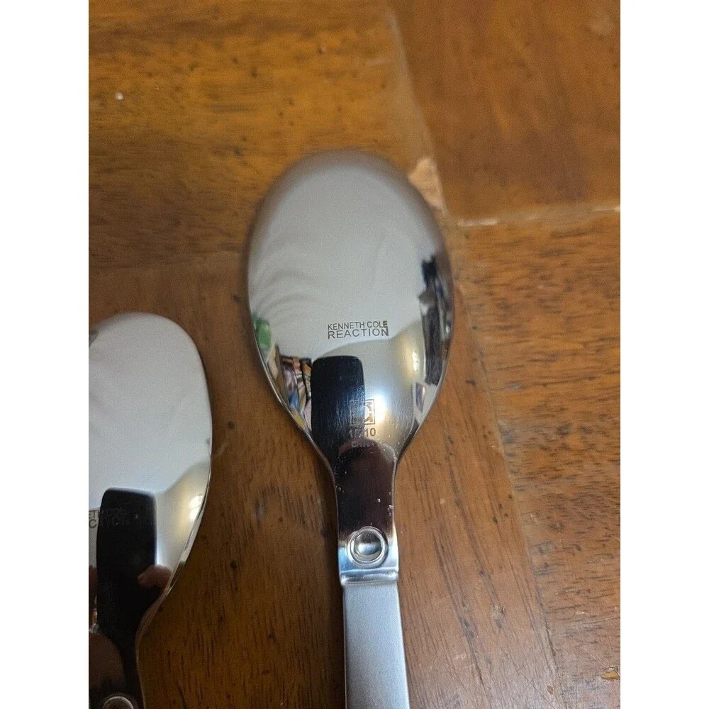Kenneth Cole Reaction Stainless Steel FULLY LINED Flatware Silverware